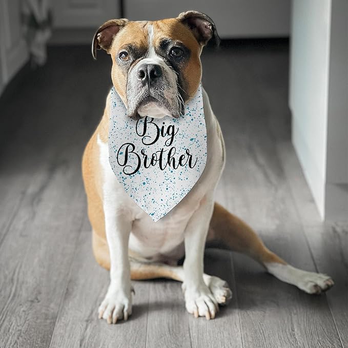Big Brother Dog Bandanas Gender Reveal Pregnancy Announcement