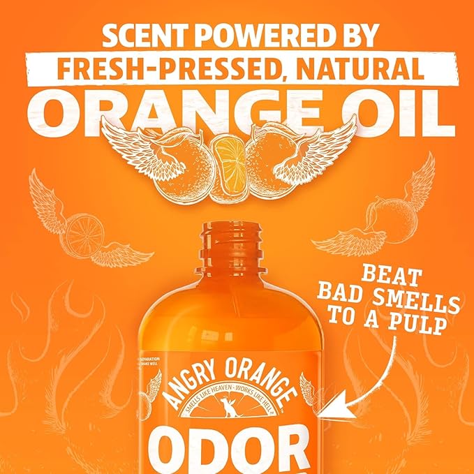 ANGRY ORANGE Pet Odor Eliminator for Dog Urine and Smells 24 oz 2 Pack