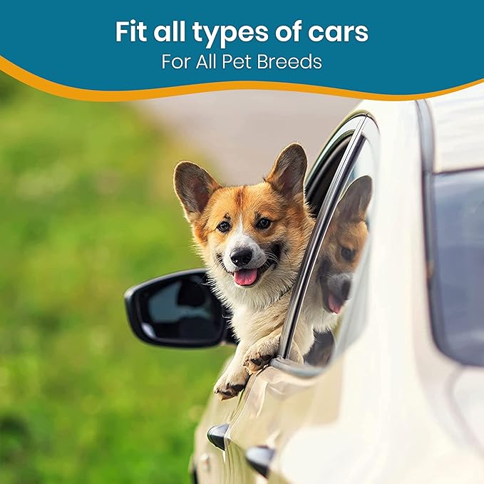 PAWBEE 2 Pack Dog Seat Belts for Cars 3-in-1 Safety