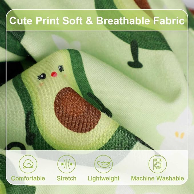 Dog Pajamas Pjs Spring Summer Dog Clothes for Small Dogs Girl Boy Soft Stretchy Puppy Clothes Onesie Cat Pet Jammies Outfit (Avocado