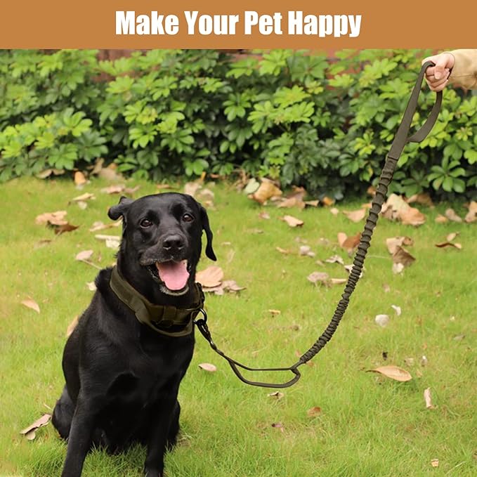 Tactical Dog Collar Leash Set