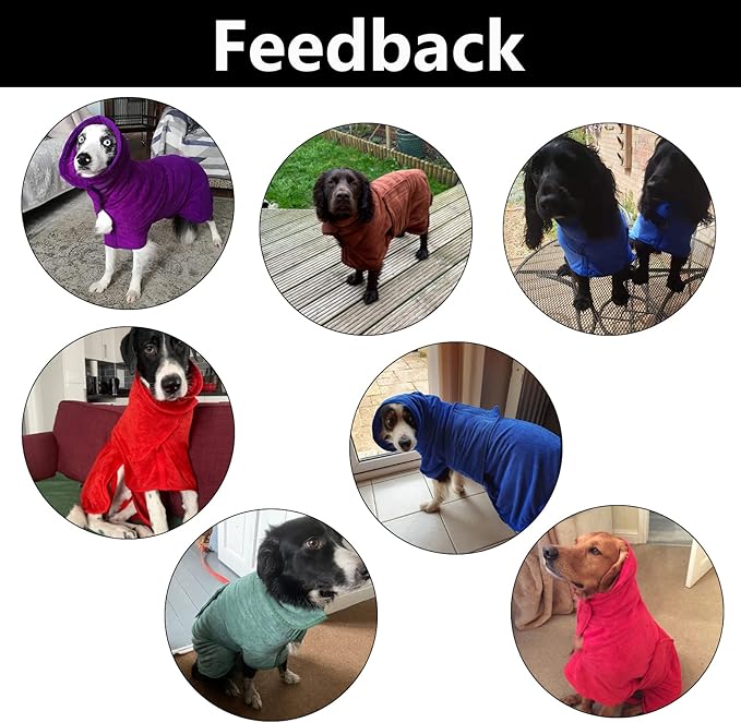 Geyecete Dog Drying Coat -Dry Fast Dog Bag