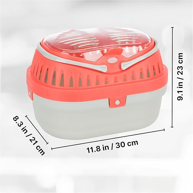 TRIXIE Pico Transport Crate, Small Pet Carrier, Portable Travel Carrier, for Small Pets, Hamsters, Guinea Pig, Lizards