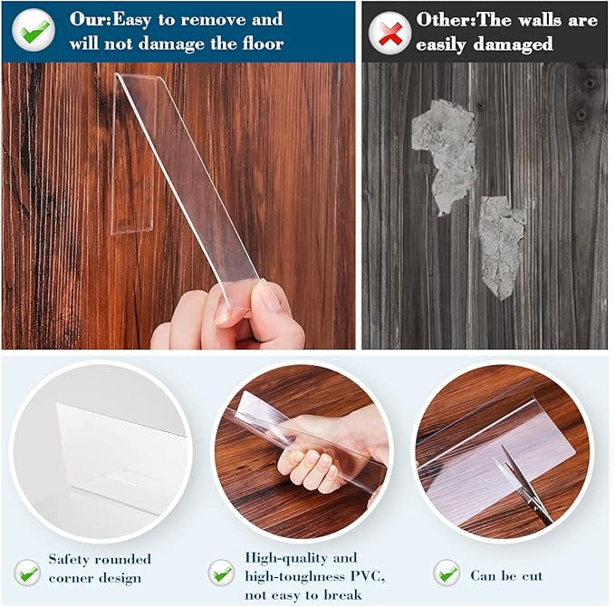 Under Couch Blocker for Pets Gap Bumper Toy 5 Pack 3.2'' Height