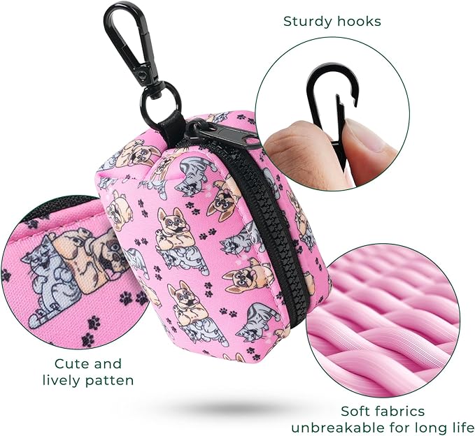 Dog Poop Bag Dispenser with 30 Bags