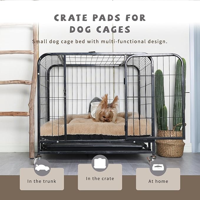 Dog Crate Bed 24 x 18 Washable 25 lbs