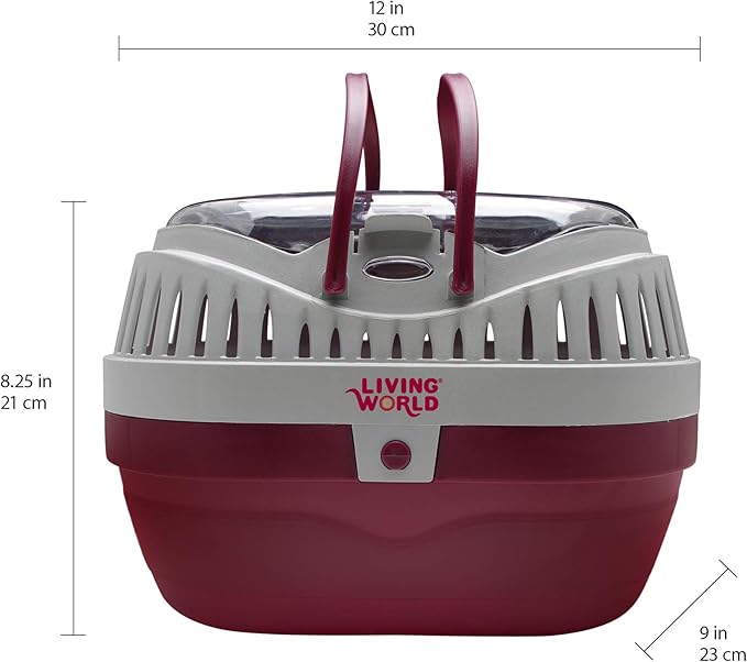 Living World – Pet Carrier for Small Pets, Large