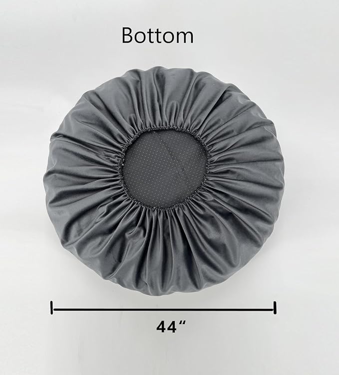 Not Waterproof Velvet Round Dog Bed Replacement Cover 44 Inch