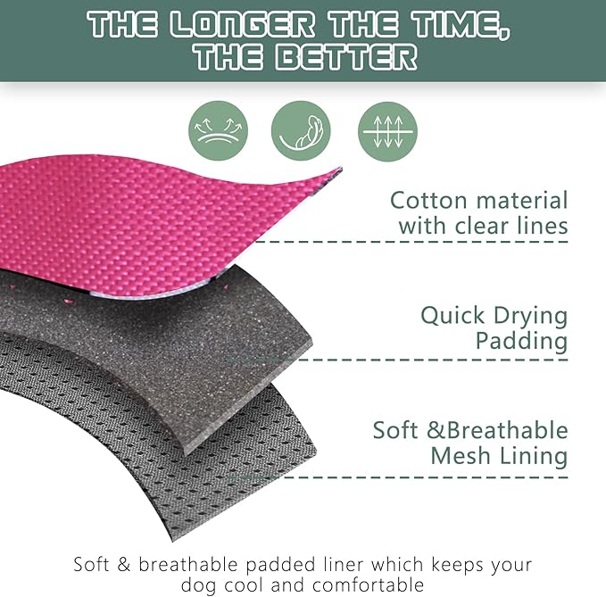 BUMBIN Tactical Dog Harness for Medium Dogs No Pull