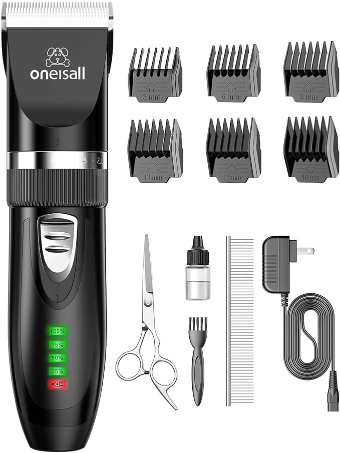 oneisall Cat Clippers for Matted Hair 2 Speed