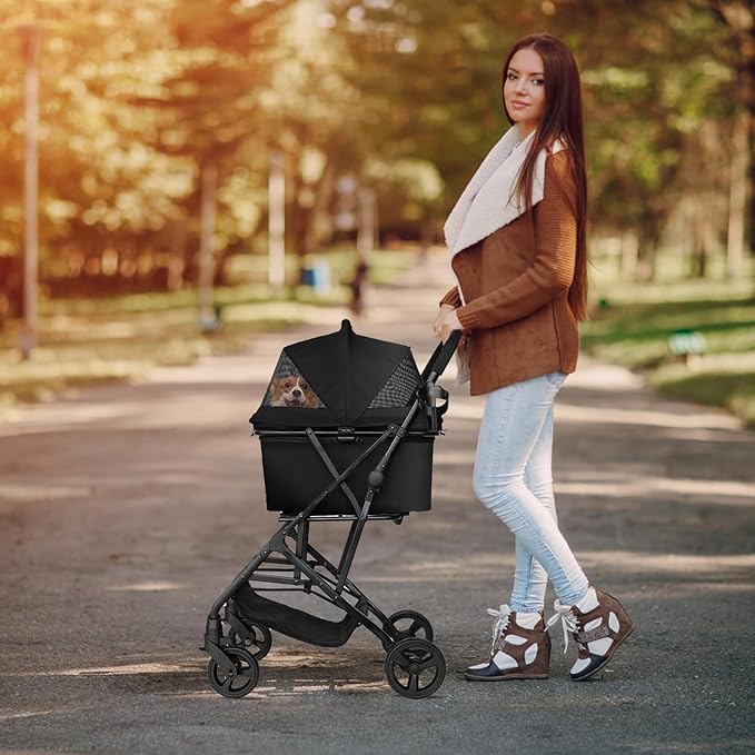 3 in 1 Dog Stroller 33lbs with