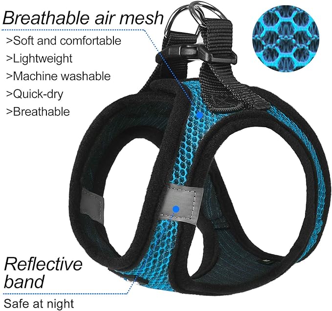 Dog Harness Step-in Breathable Puppy Cat Dog Vest