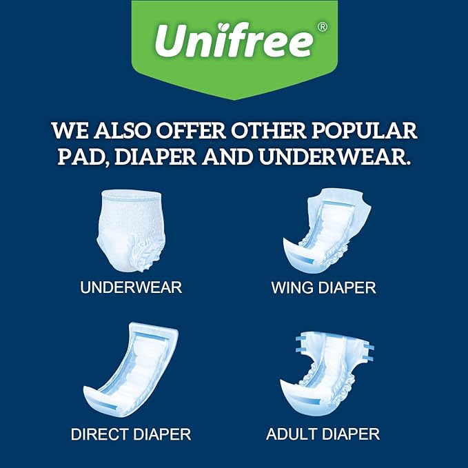 Unifree Disposable Underpads 40 Count, 36x36 Inch)