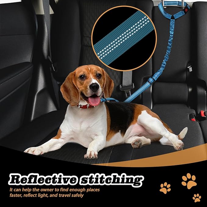 Dog Cat Safety Seat Belt Strap Car Headrest