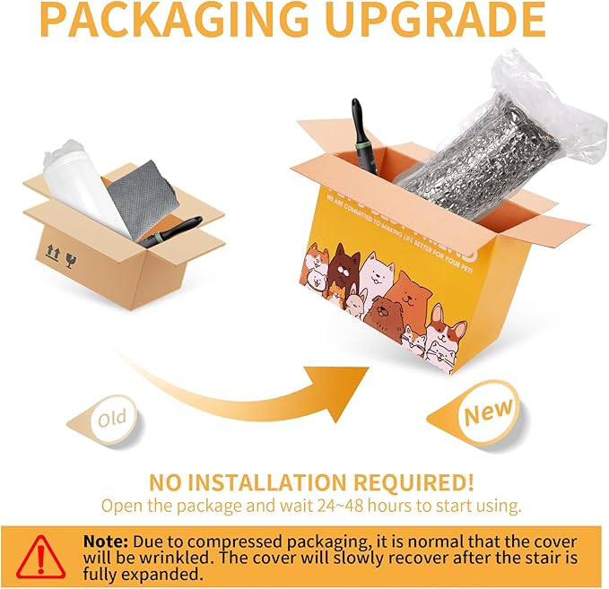 Topmart High Density Foam Pet Steps 2 Tiers 11.8" High,Non-Slip