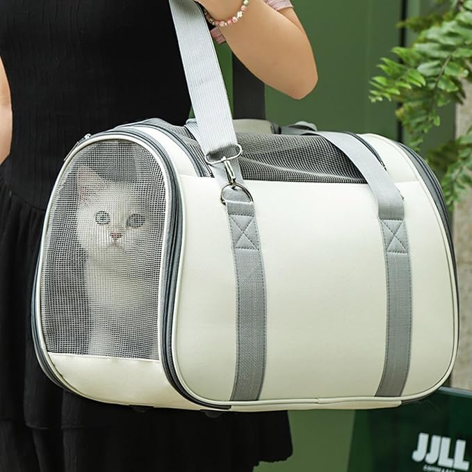 Fashion Pet Carrier Soft Travel Shoulder-Bag and Handbag 12lbs Cats 8 lbs 15 lbs)