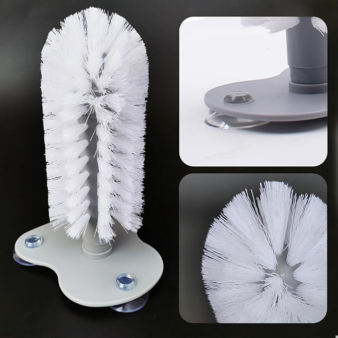 4 PCS Turtle Shell Brush with Suction Cup for Tank