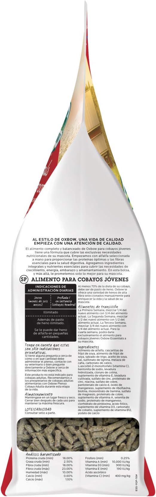 Oxbow Essentials Young Guinea Pig Food 10 lb.