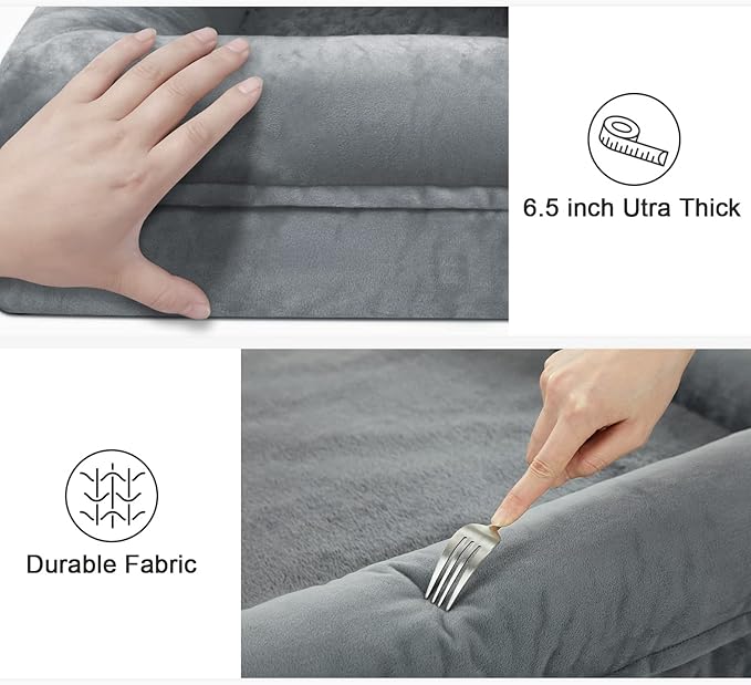 Large Dog Bed 4-Sides Removable