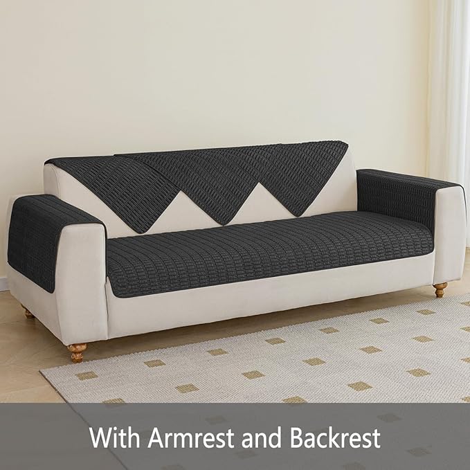 Dog Bed Cover Sofa Protector 1 Piece (30x82 inch,Black)