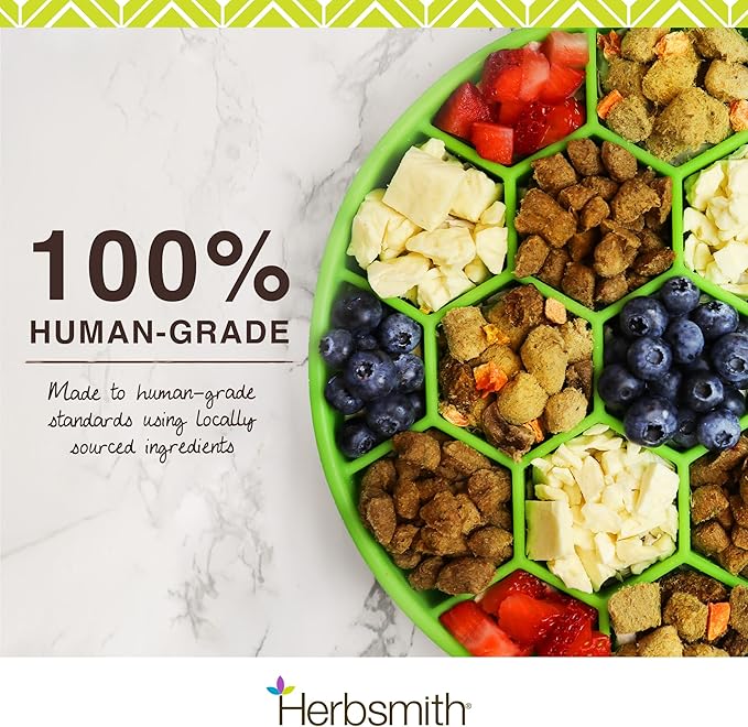 Herbsmith Smiling Dog Treats – Freeze Dried Gruyere 100% Real 9 oz