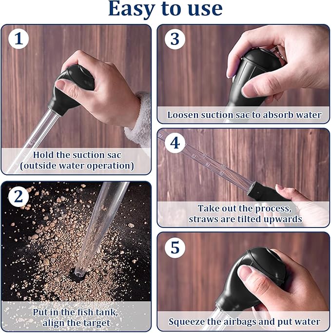 Fish Tank Cleaning Waste Remover 30ml Dropper