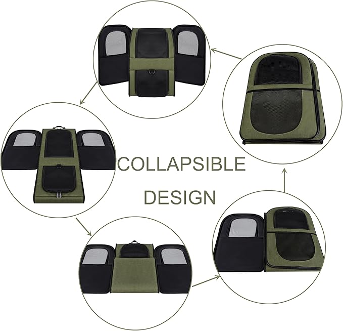 Apollo Walker Pet Carrier Backpack for Large/Small Cats and Dogs