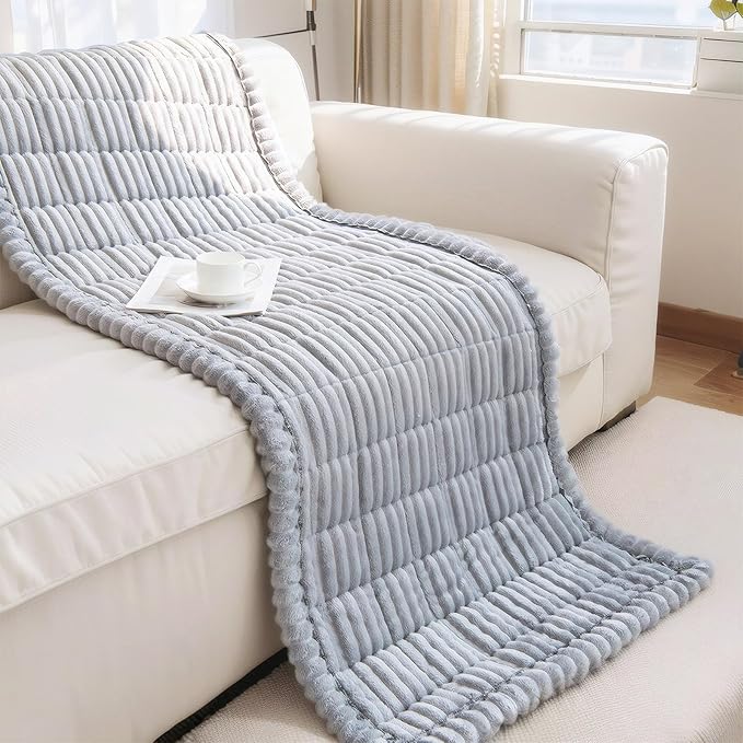 LiveGo Fuzzy Couch Covers for Pets 70x150 cm/27.6x59.06