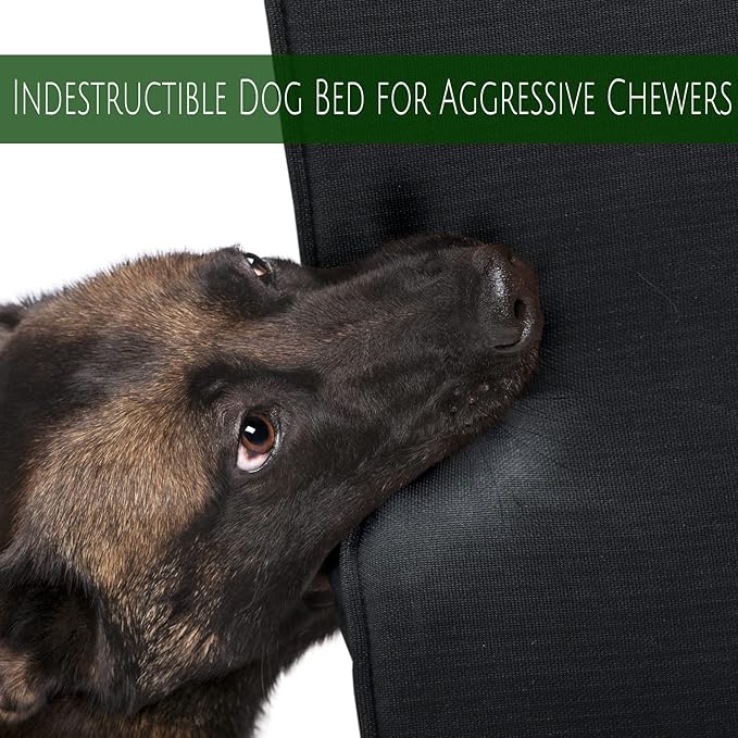 Indestructible Dog Beds for Aggressive Chewers Waterproof 41"x27"