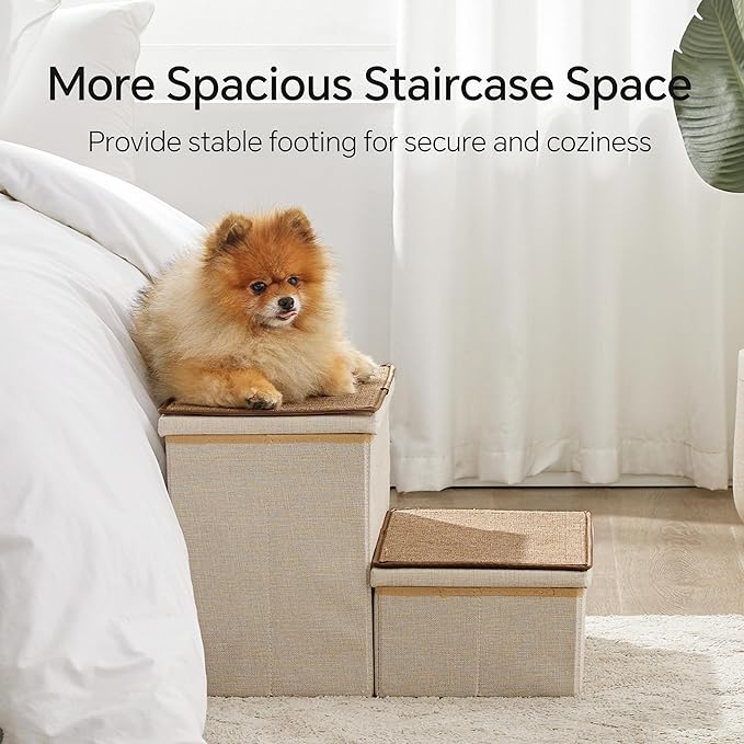 BEDELITE Dog Stairs for Small Medium or Large Dogs 2 Tiers 13" H,