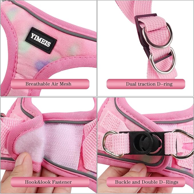 YIMEIS Dog Harness and Leash Set 1)