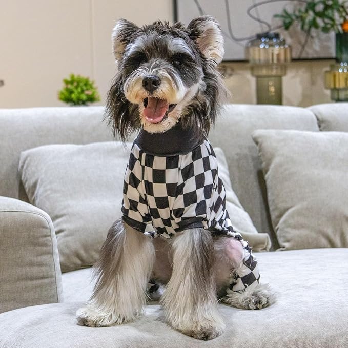CuteBone Turtleneck Dog Pajamas Pet Clothes Thermal Dralon Onesie Cashmere High-Necked Puppy Pjs Coat GP01S