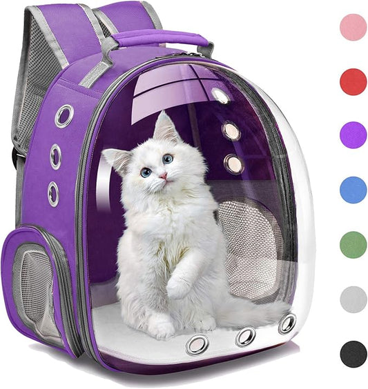 Henkelion Cat Backpack Carrier Bubble Carrying Bag