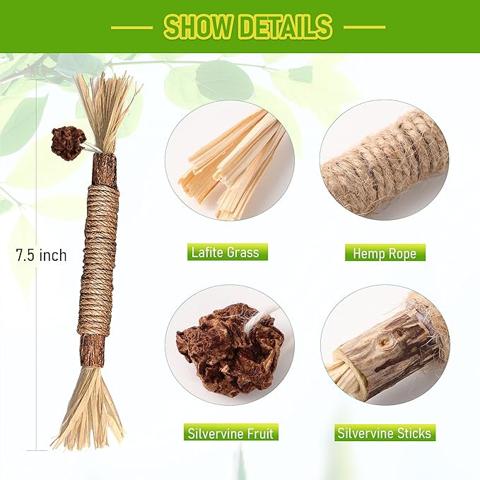 3 Pack Silvervine Cat Toy