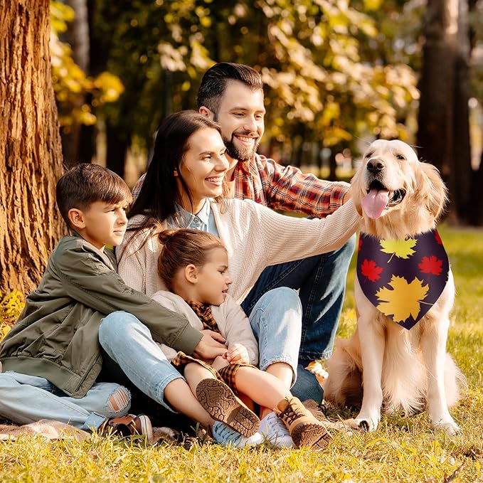 Chunful 100 Pieces Dog Bandanas Bulk Pet Bandanas