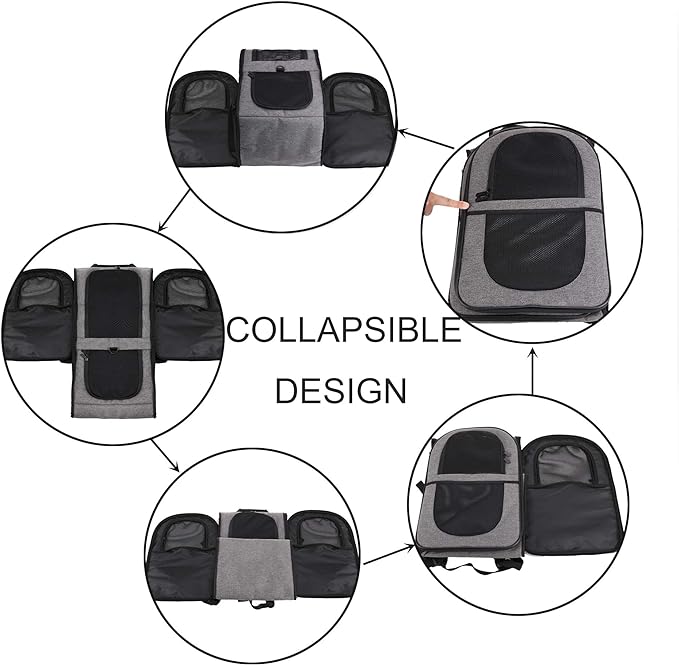 Apollo Walker Pet Carrier Backpack for Large/Small Cats and Dogs
