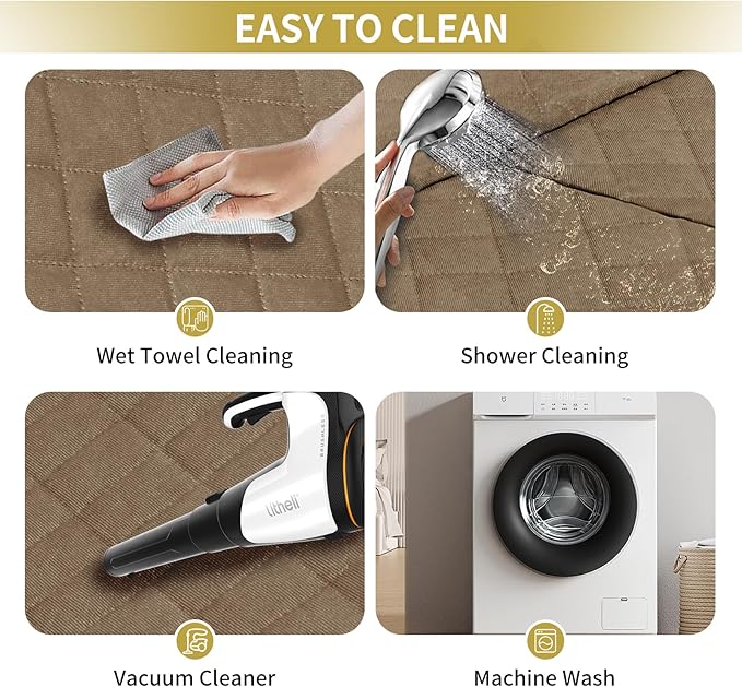 Easy-Going Waterproof Back Seat Extender for Dogs (53"x48", Camel)