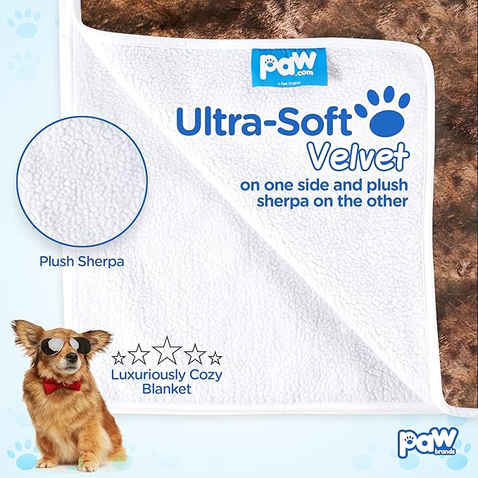 PupProtector Waterproof Throw Blanket for Dogs and Cats (60" L 50" W)