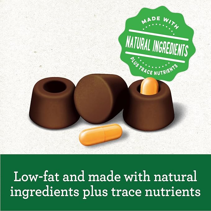 Greenies Pill Pockets for Dogs Capsule Size Natural Soft Dog Treats 7.9 oz. (30 Treats)