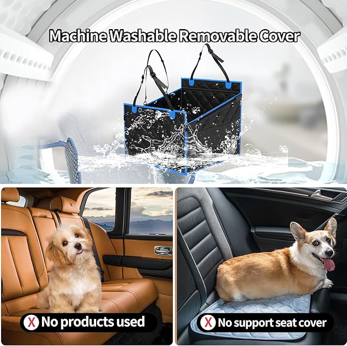 Dog Car Seat for Large Medium Small Dogs