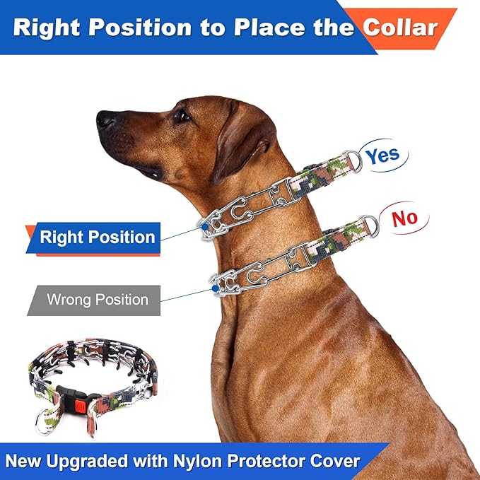 Supet Dog Training Collar for Small Medium Large Dogs with Quick Release Buckle