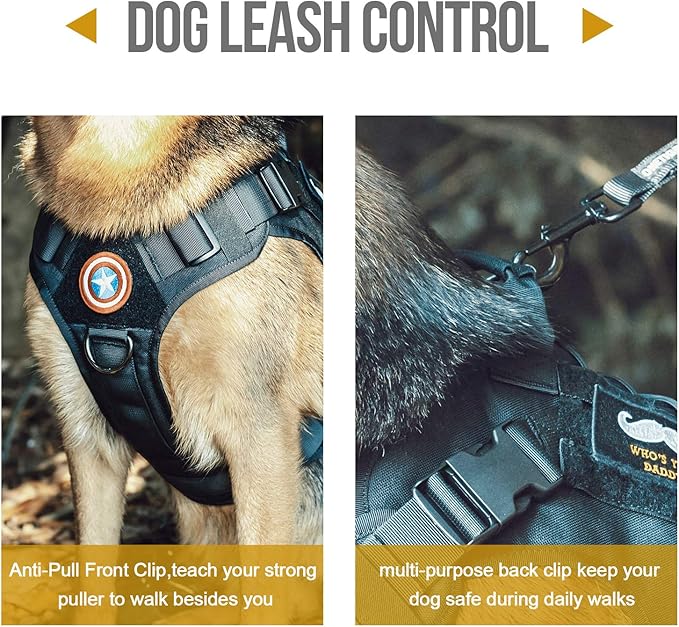 OneTigris Tactical Dog Harness Vest with Handle