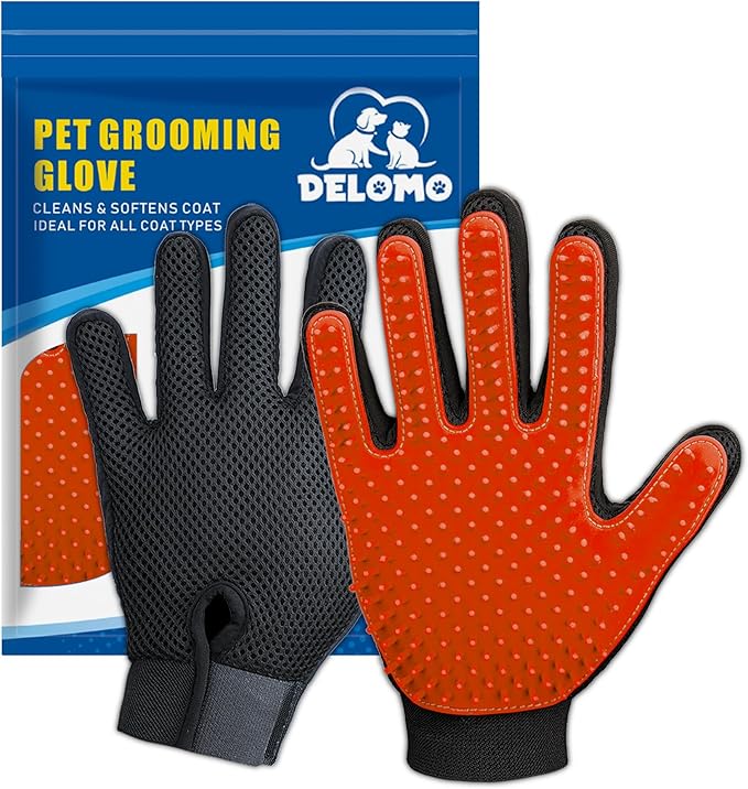 Upgrade Version Pet Grooming Glove 1 Pair