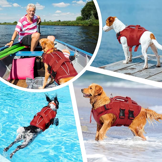 Kuoser Dog Life Jacket High Flotation