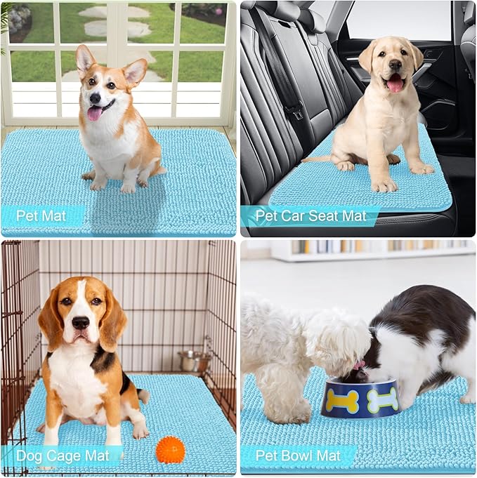 OLANLY Dog Door Mat for Muddy Paws 70x24