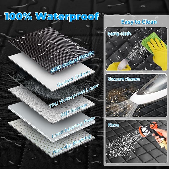 URPOWER XL Dog Back Seat Extender for Crew Cab Truck F150 / 1500/ Tundra