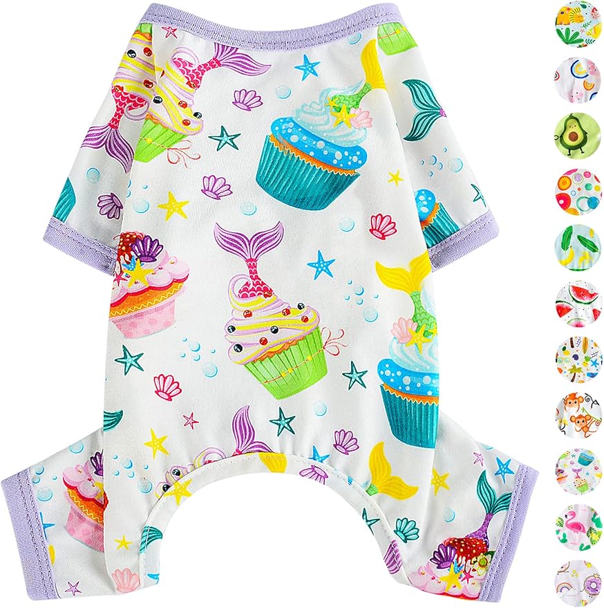 Dog Pajamas Pjs Spring Summer Dog Clothes for Small Dogs Girl