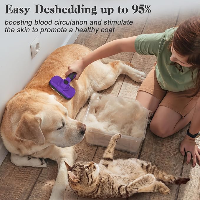 Swihauk Self Cleaning Slicker Brush for Dogs & Cats