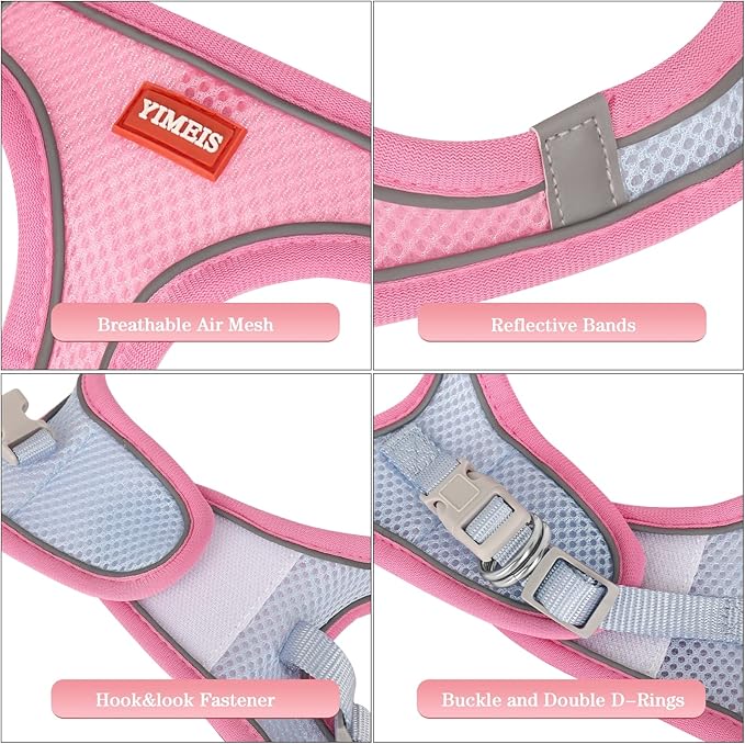 YIMEIS Dog Harness and Leash Set 1)