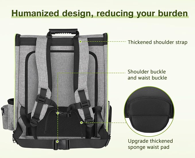 Pecute Pet Carrier Backpack 22 Lbs, 2 Small